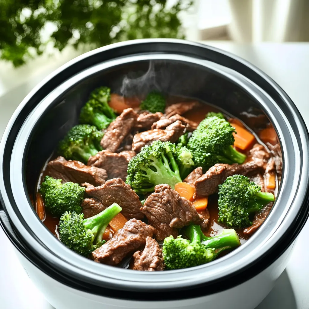 Slow Cooker Beef and Broccoli
