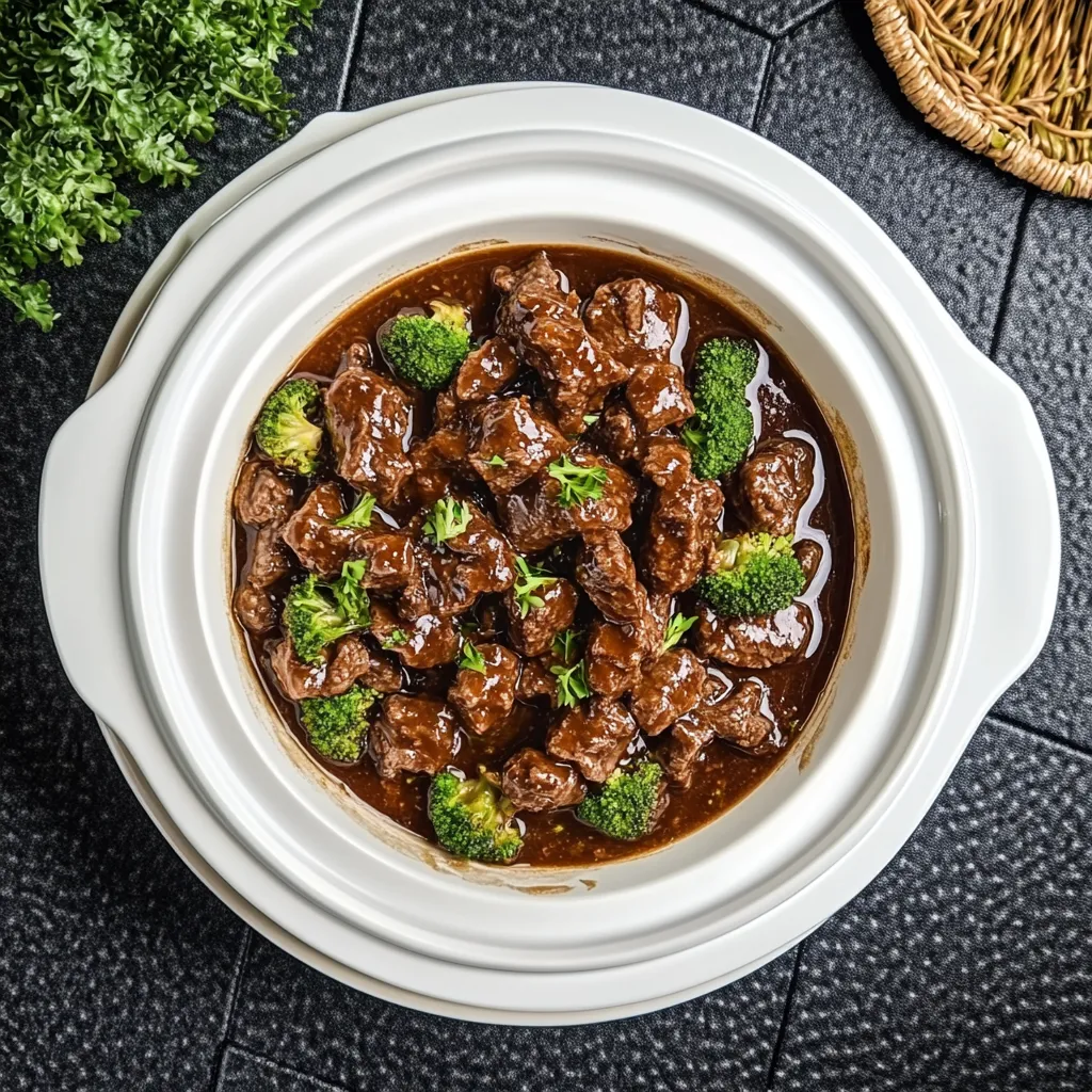 Slow Cooker Beef and Broccoli