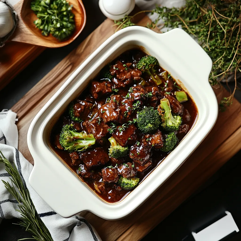 Slow Cooker Beef and Broccoli