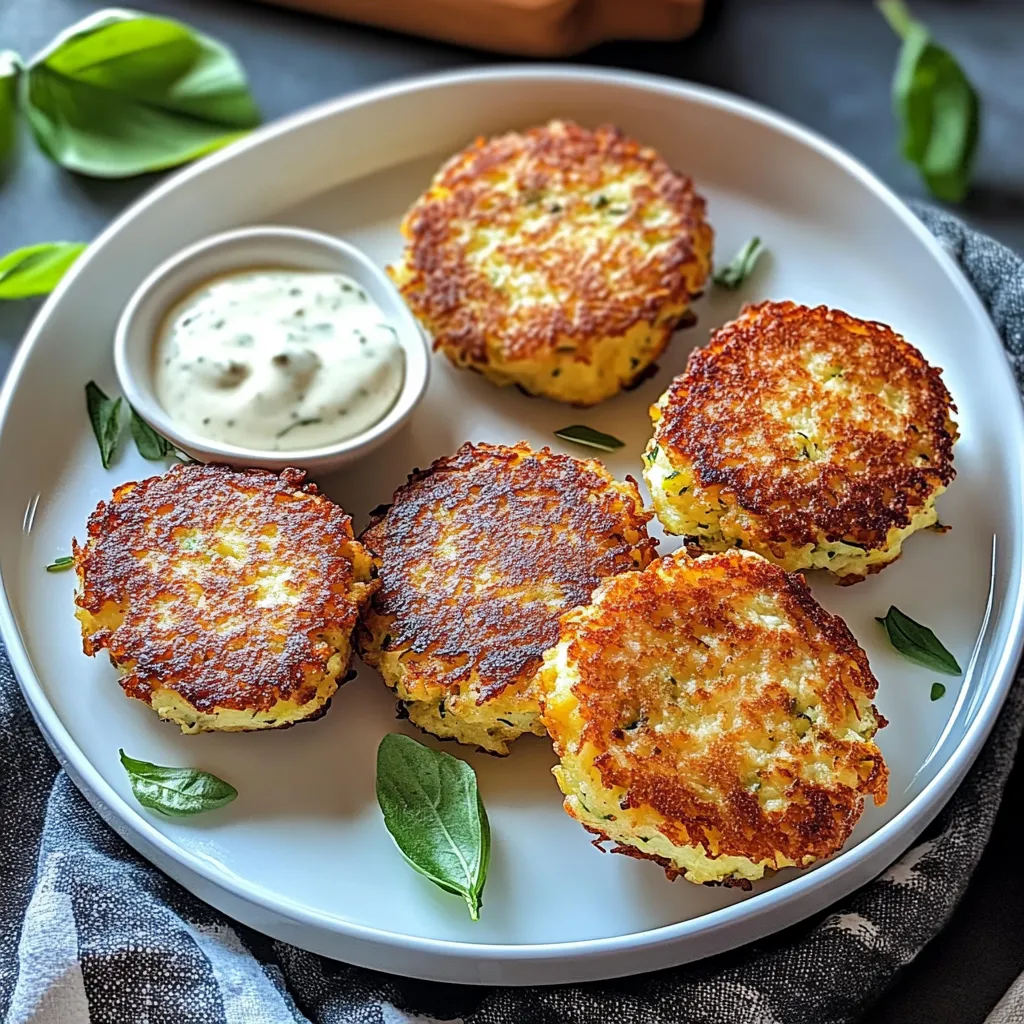 Zucchini Parmesan Fritters Recipe