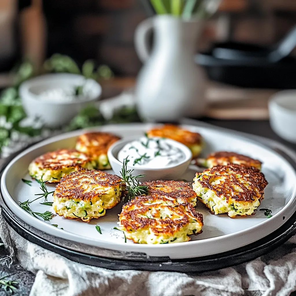 Zucchini Parmesan Fritters Recipe
