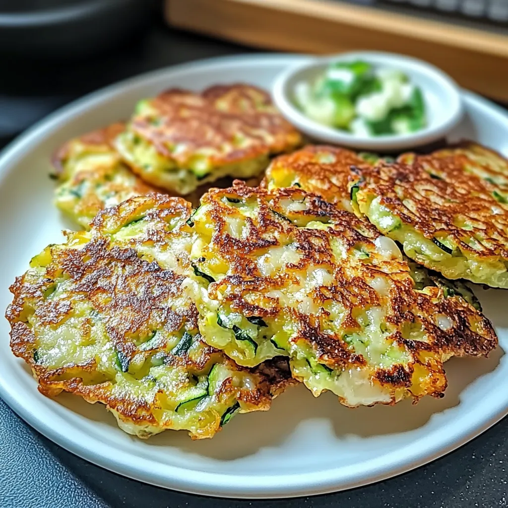 Zucchini Parmesan Fritters Recipe