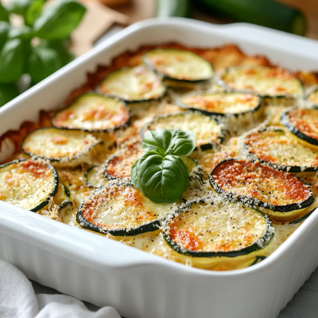 Zucchini Parmesan Bake