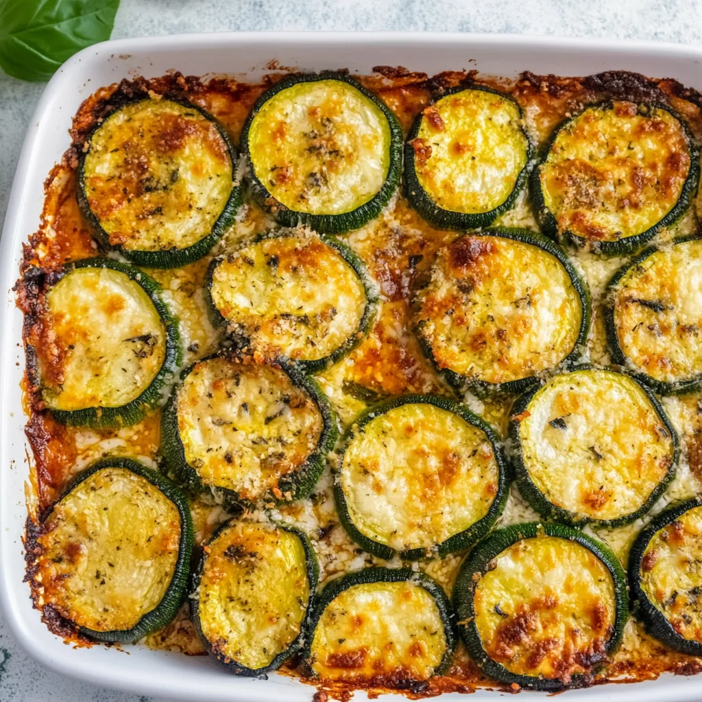 Zucchini Parmesan Bake
