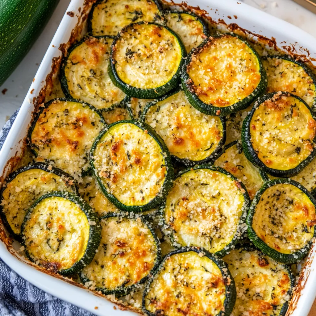 Zucchini Parmesan Bake