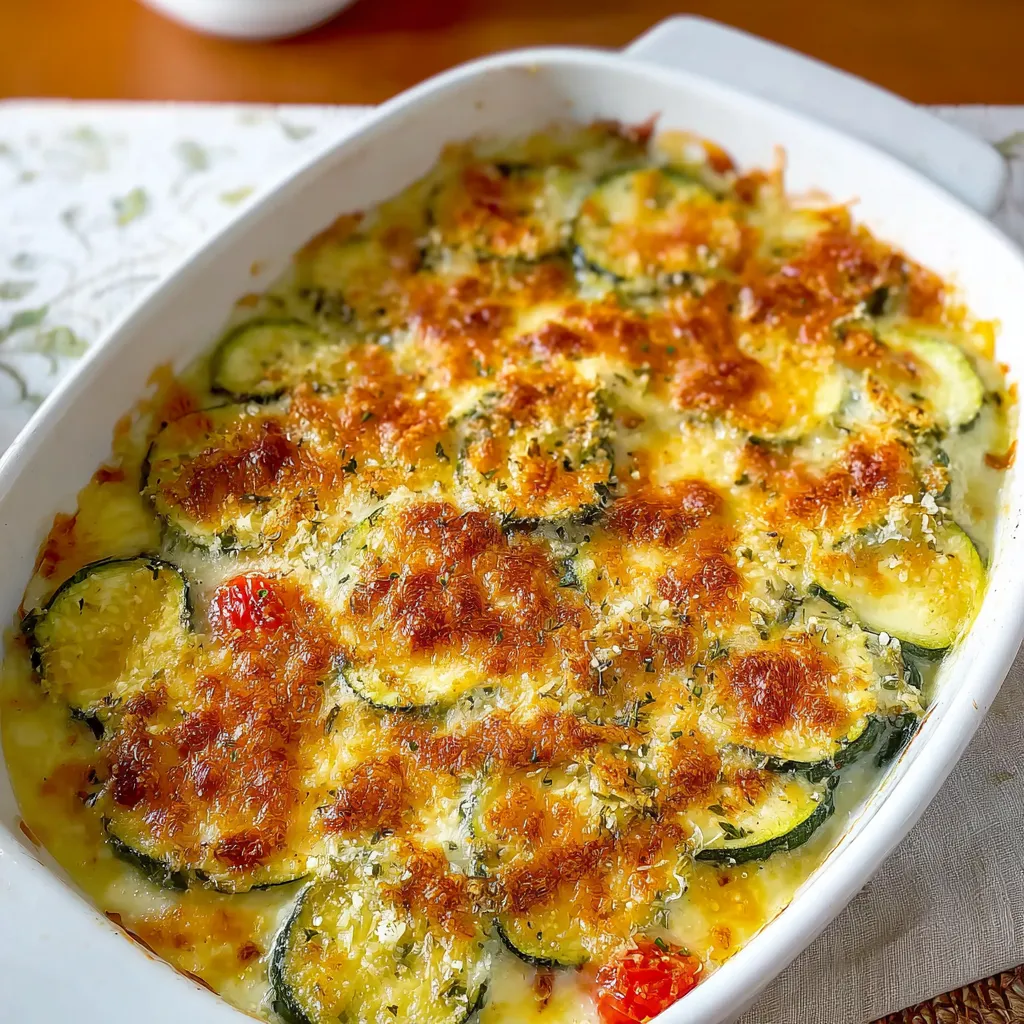 Baked Zucchini and Cheese Recipe 