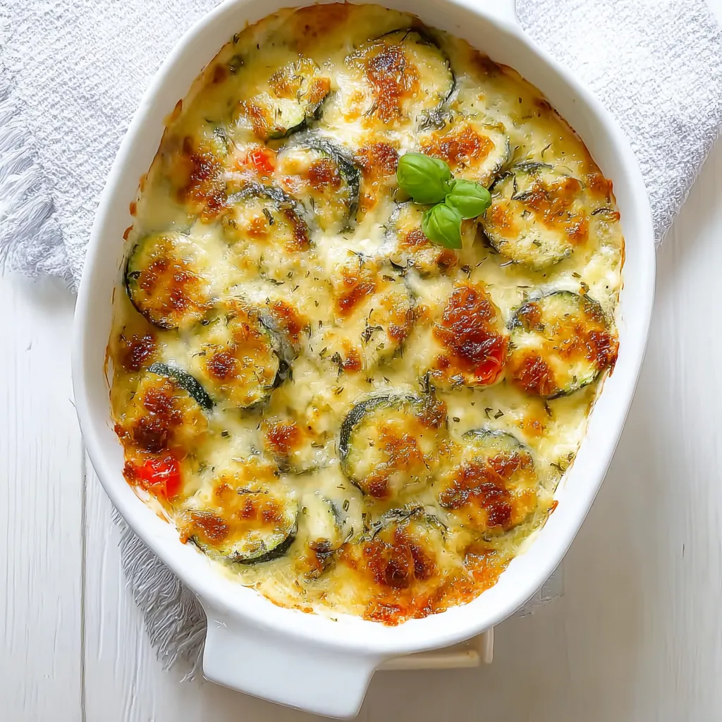 Baked Zucchini and Cheese