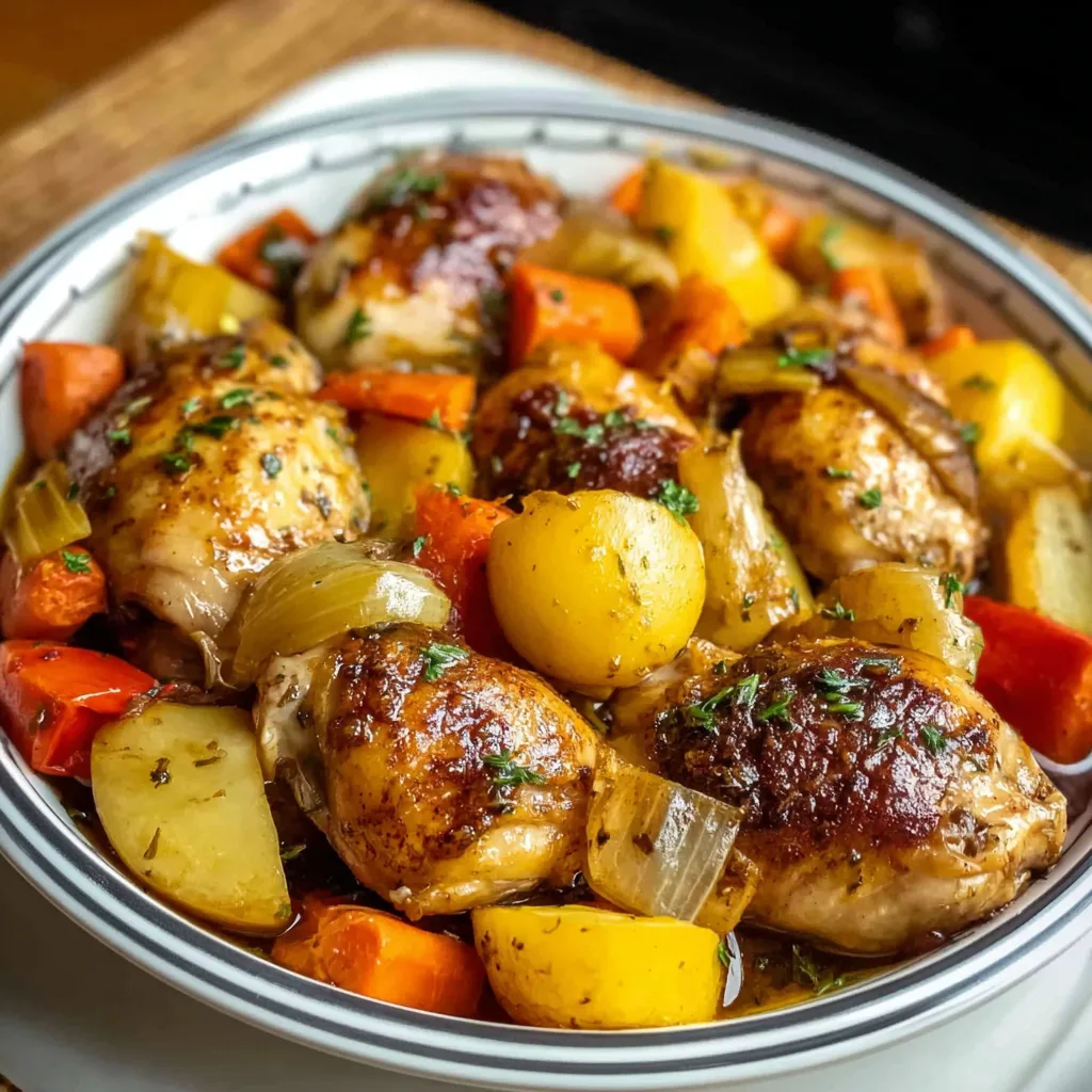 Chicken and Vegetables Crockpot