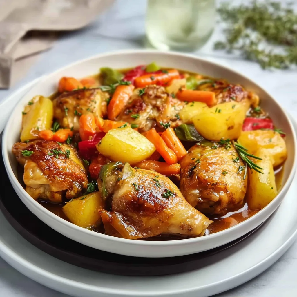 Chicken and Vegetables Sheet Pan