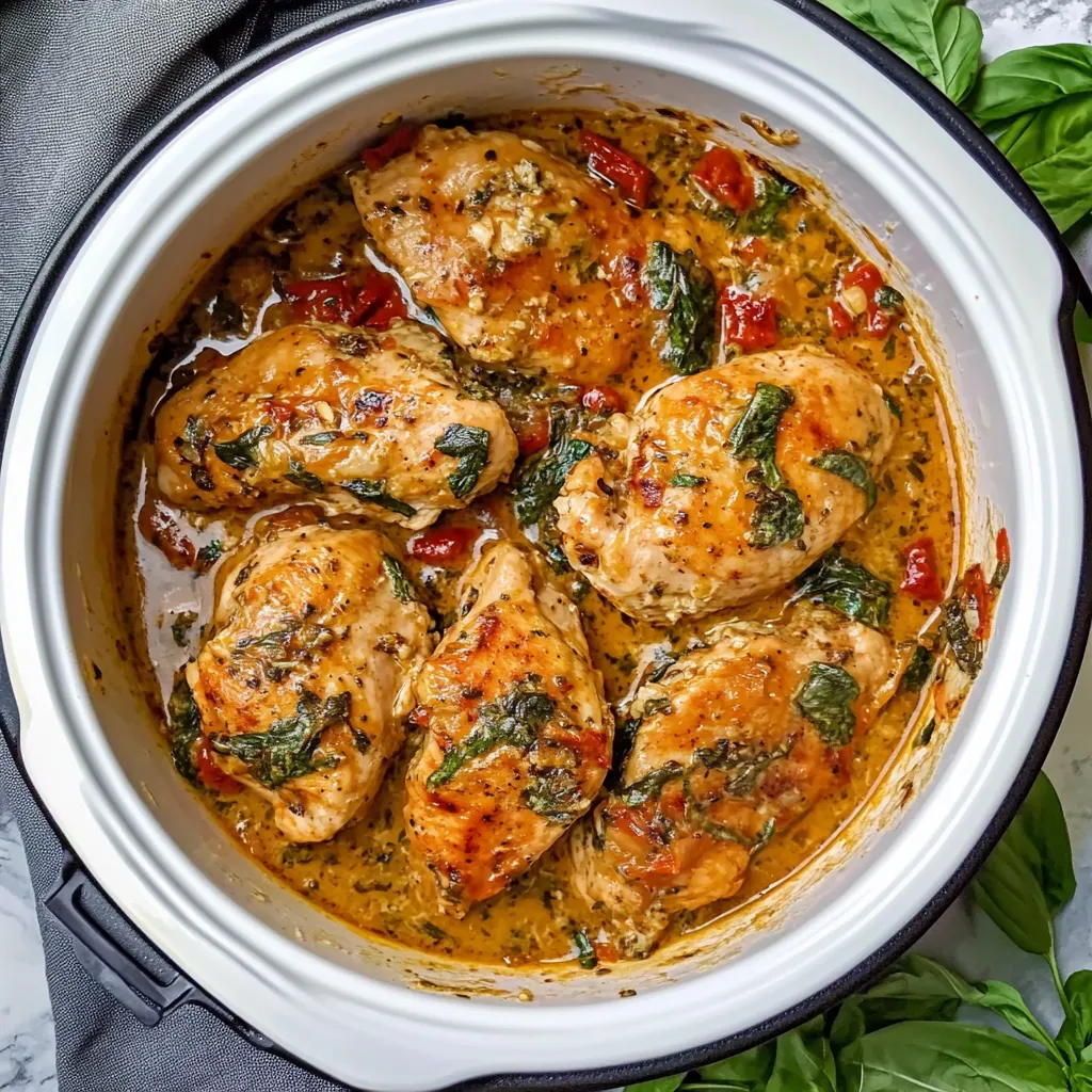 Instant Pot Tuscan Chicken Thighs