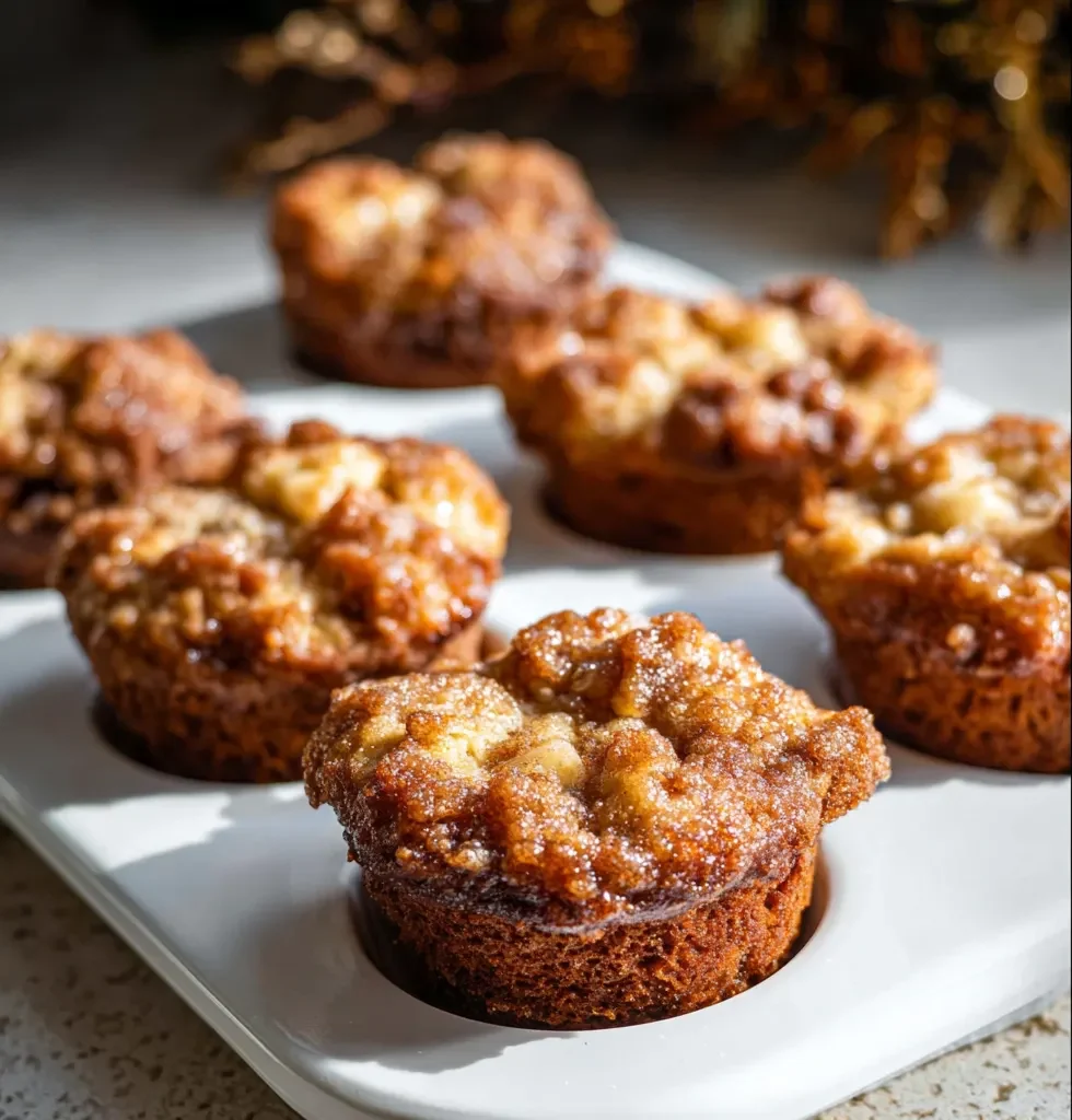 Healthy Apple Fritter Muffins