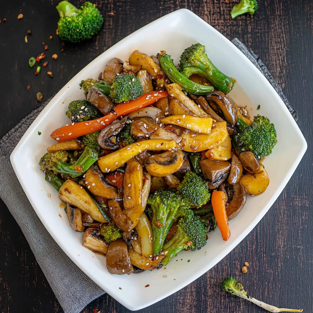 Healthy Side Dish Hibachi Vegetables Recipe