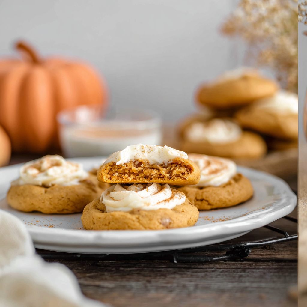 Pumpkin Cheesecake Cookies Inbloombakery