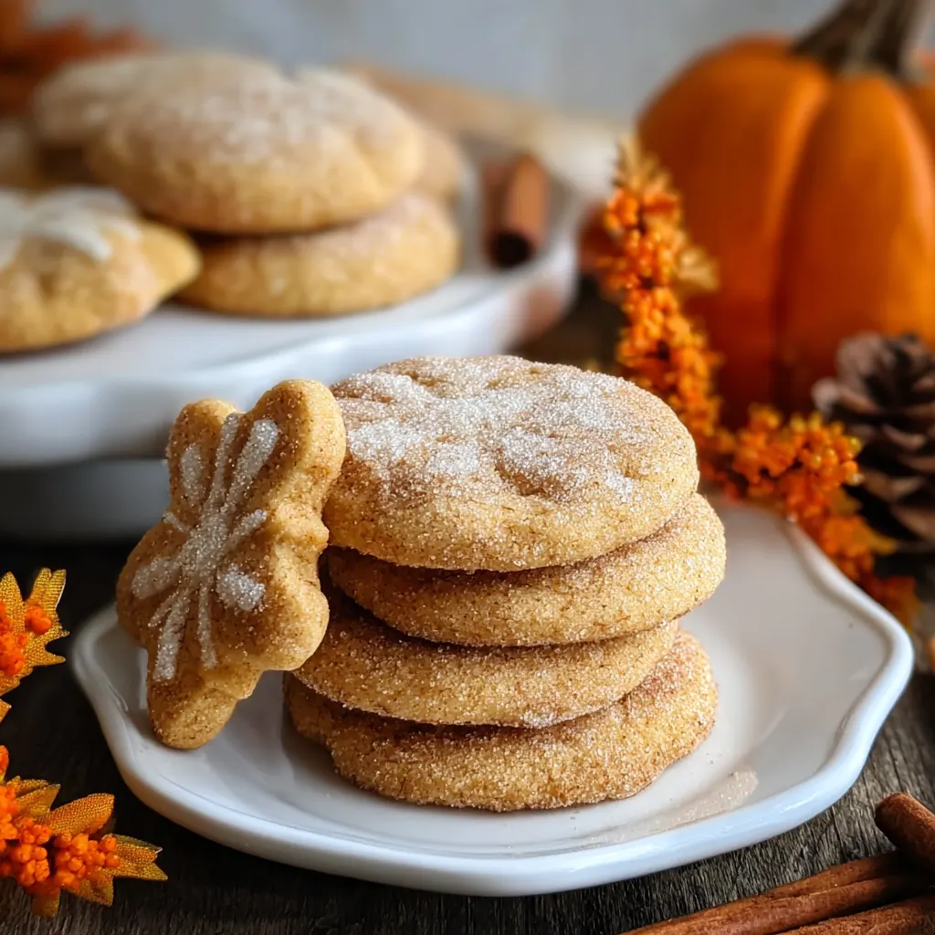 Pumpkin Spice Sugar Cookies Cutout