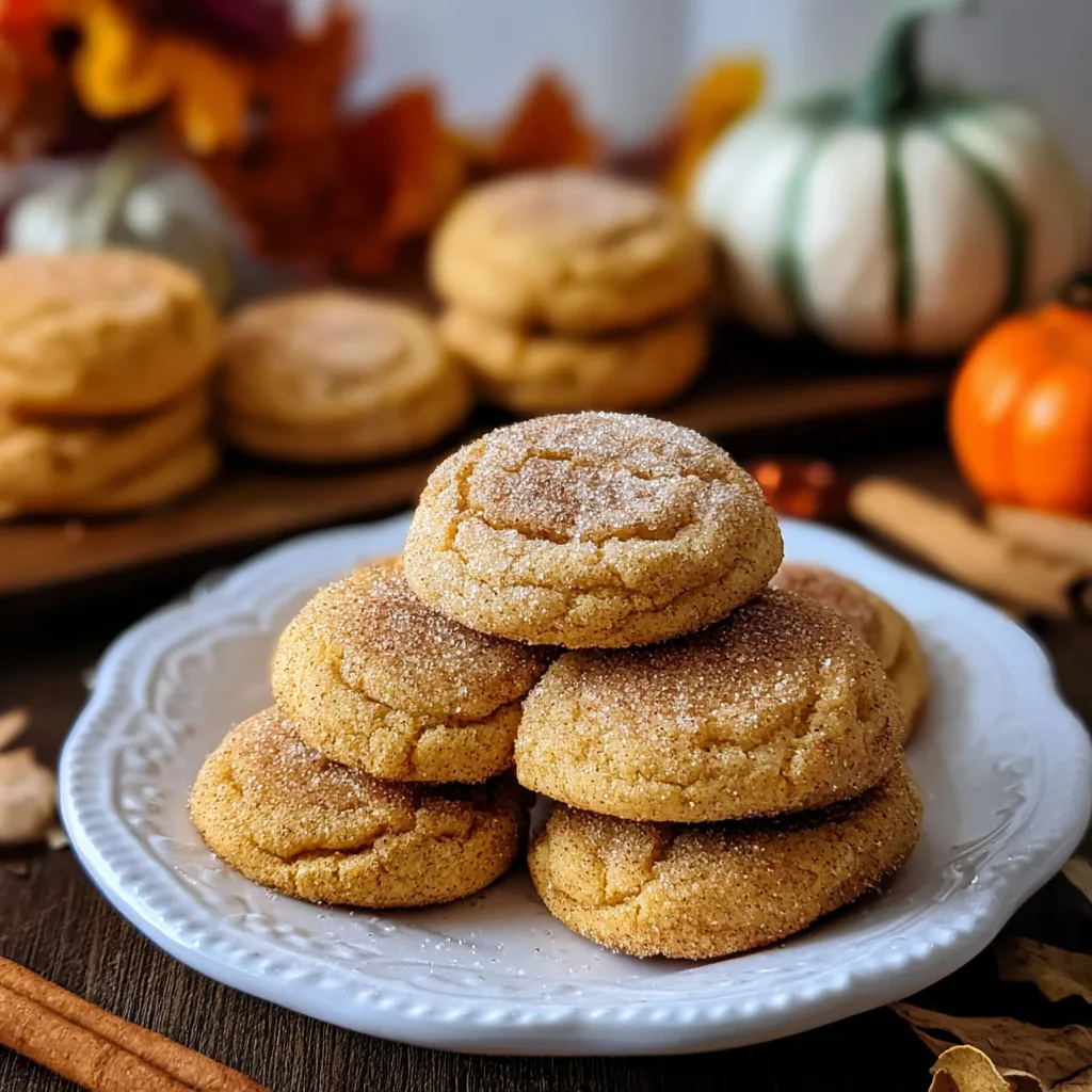 Vegan Pumpkin Spice Sugar Cookies