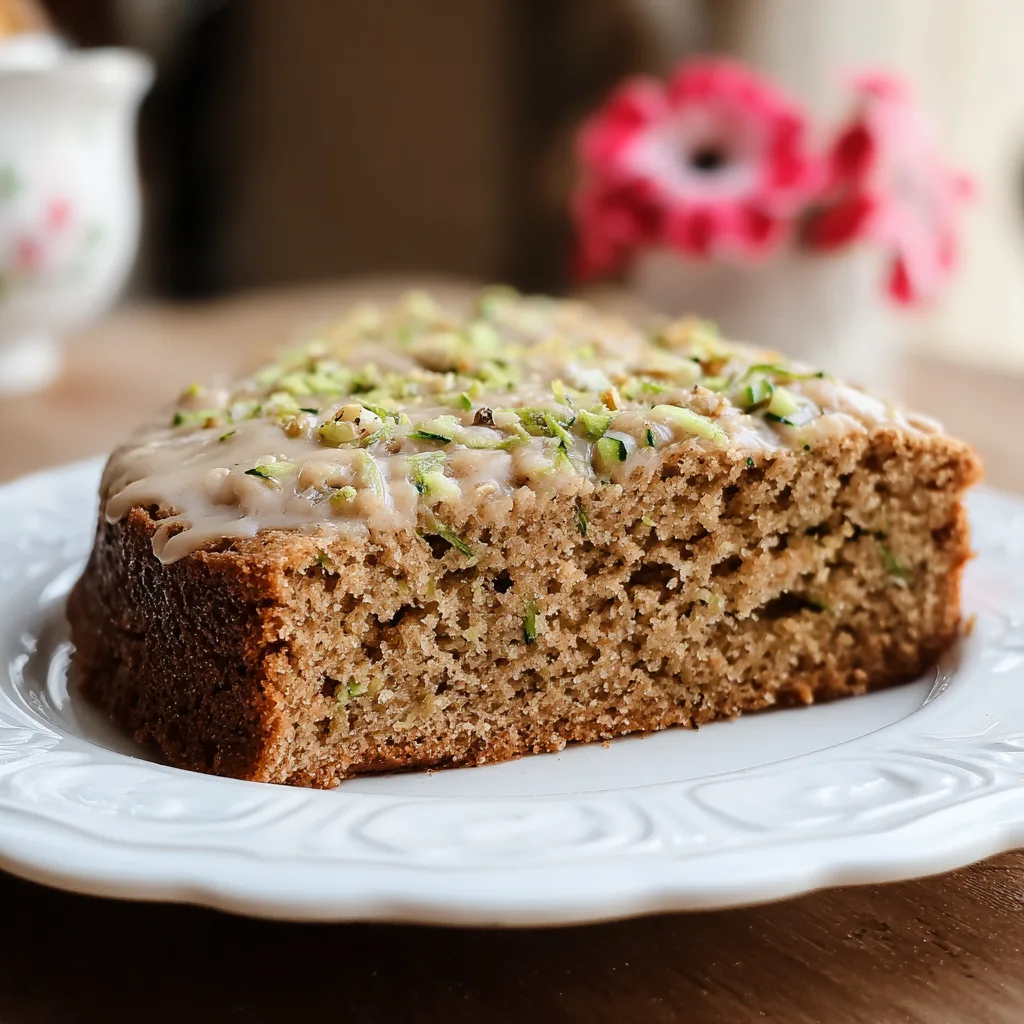 Zucchini Cake With Cream Cheese Frosting