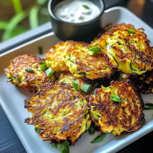 Zucchini Parmesan Fritters Recipe