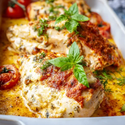 Baked Ricotta Chicken Thighs