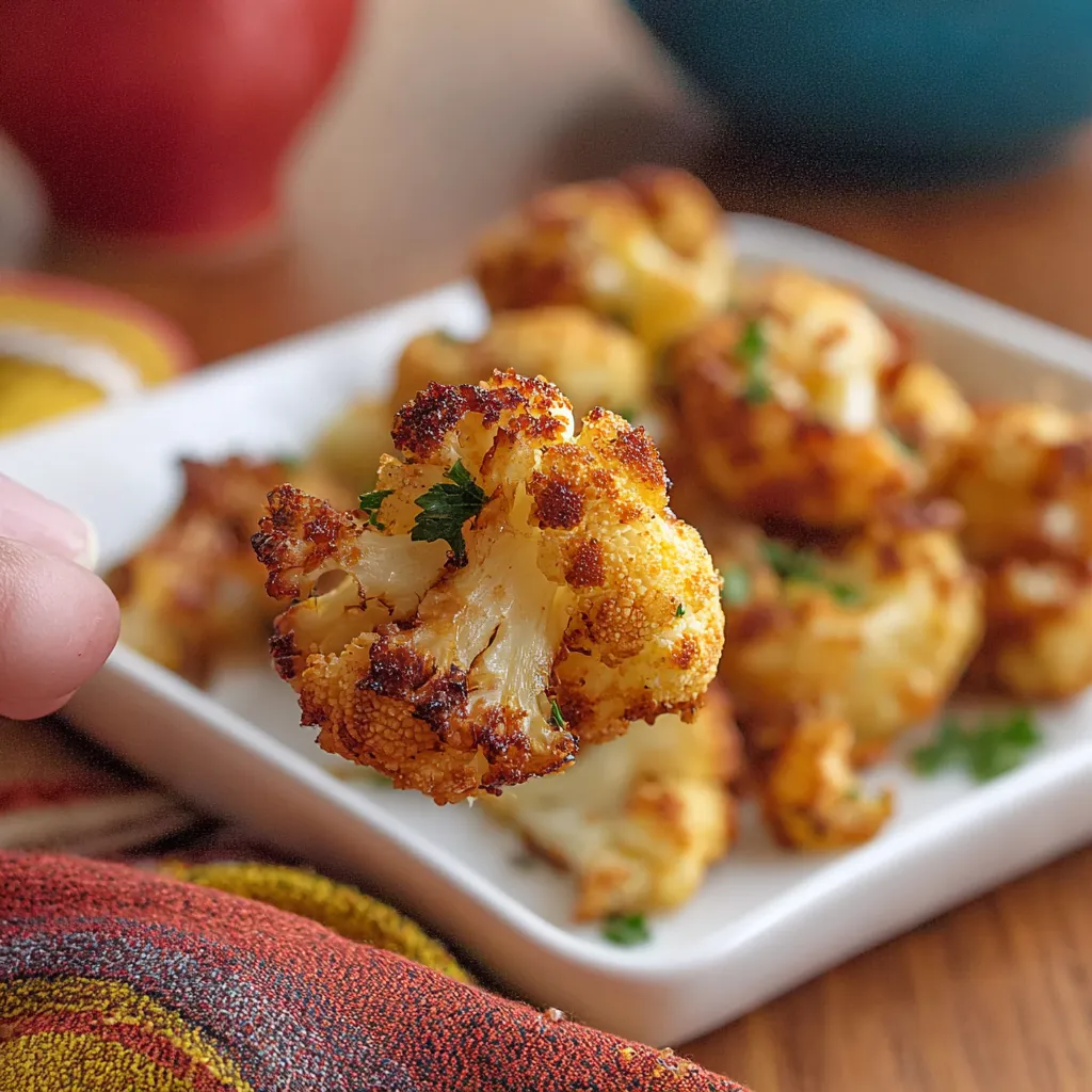 Easy Parmesan Cauliflower Bites Recipe