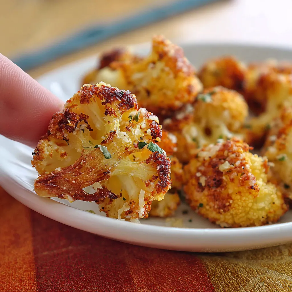 Easy Parmesan Cauliflower Bites Recipe