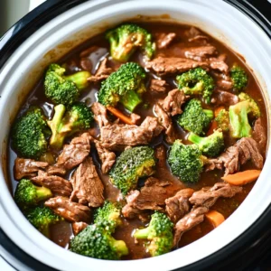 Slow Cooker Beef and Broccoli