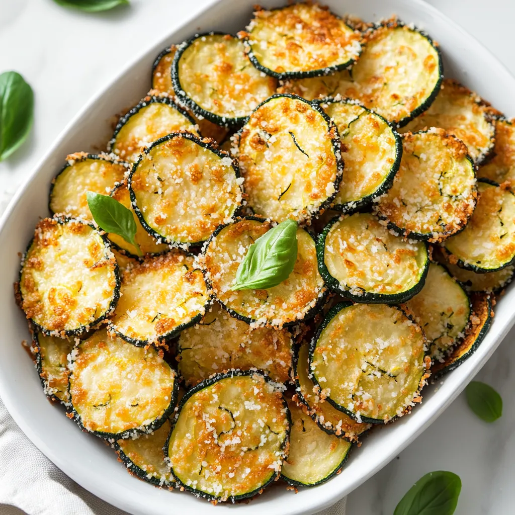 Zucchini Parmesan Crisps Keto
