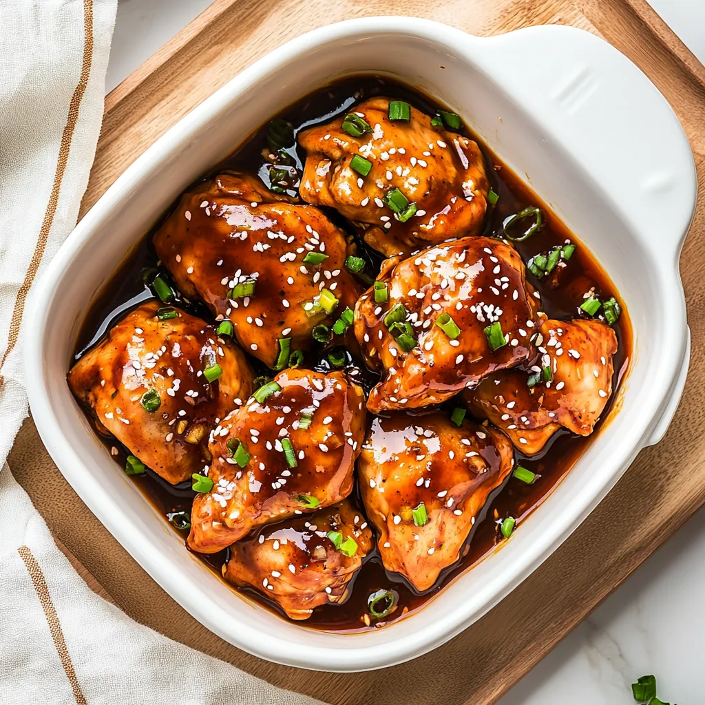slow cooker teriyaki chicken thighs
