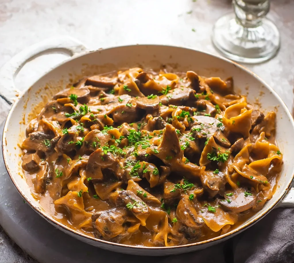 Healthy Mushroom Stroganoff Recipe