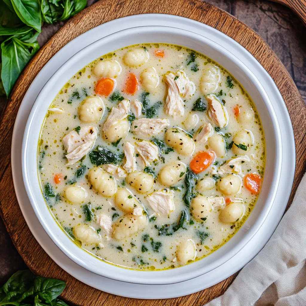 Olive Garden Chicken Gnocchi Soup Light
