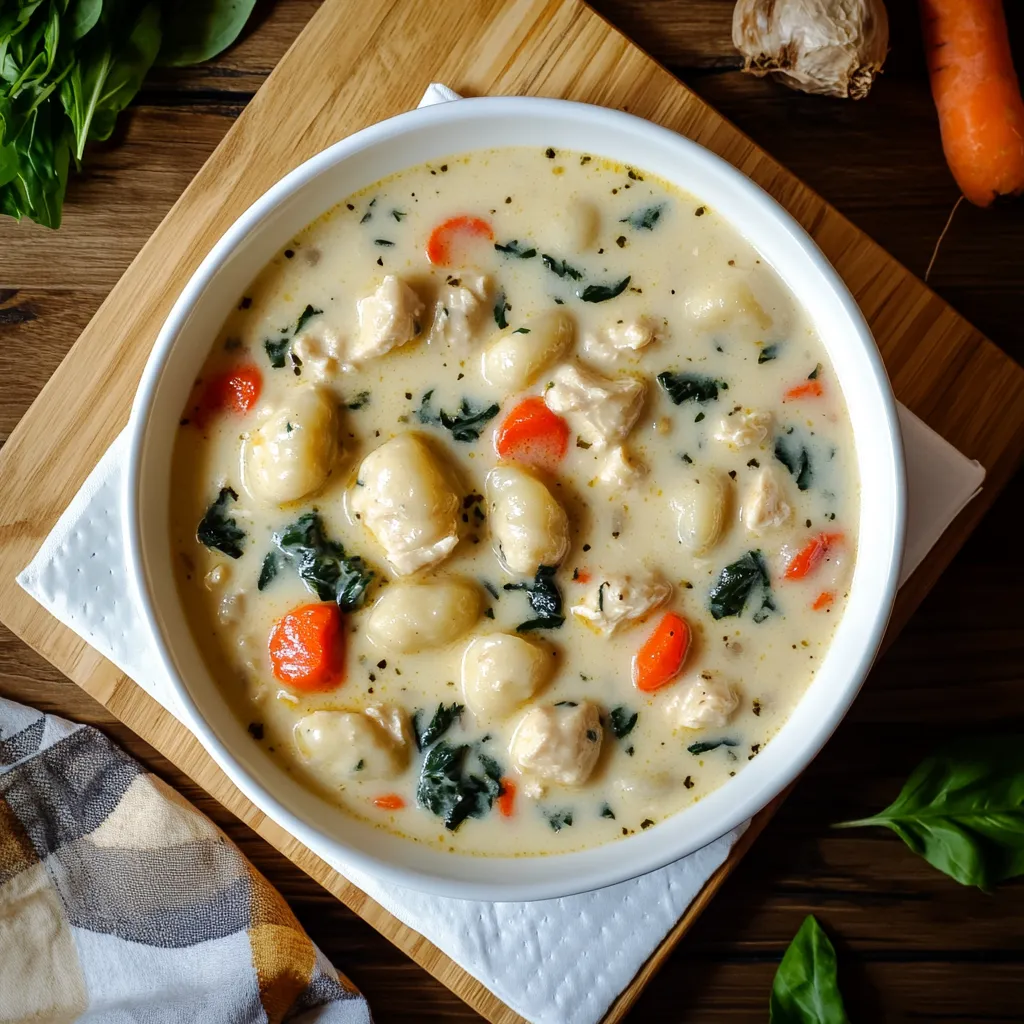 Olive Garden Chicken Gnocchi Soup Recipe