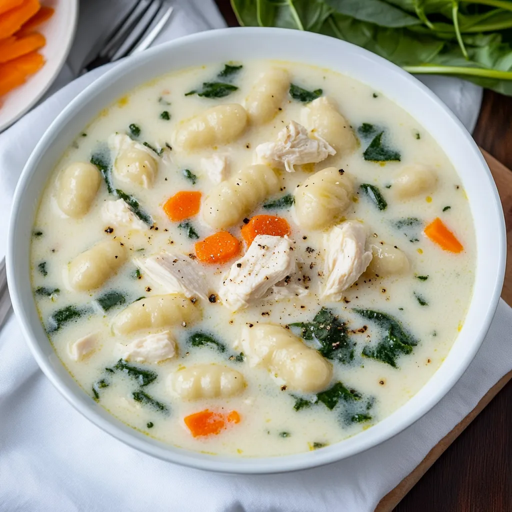 Olive Garden Chicken Gnocchi Soup Vegan