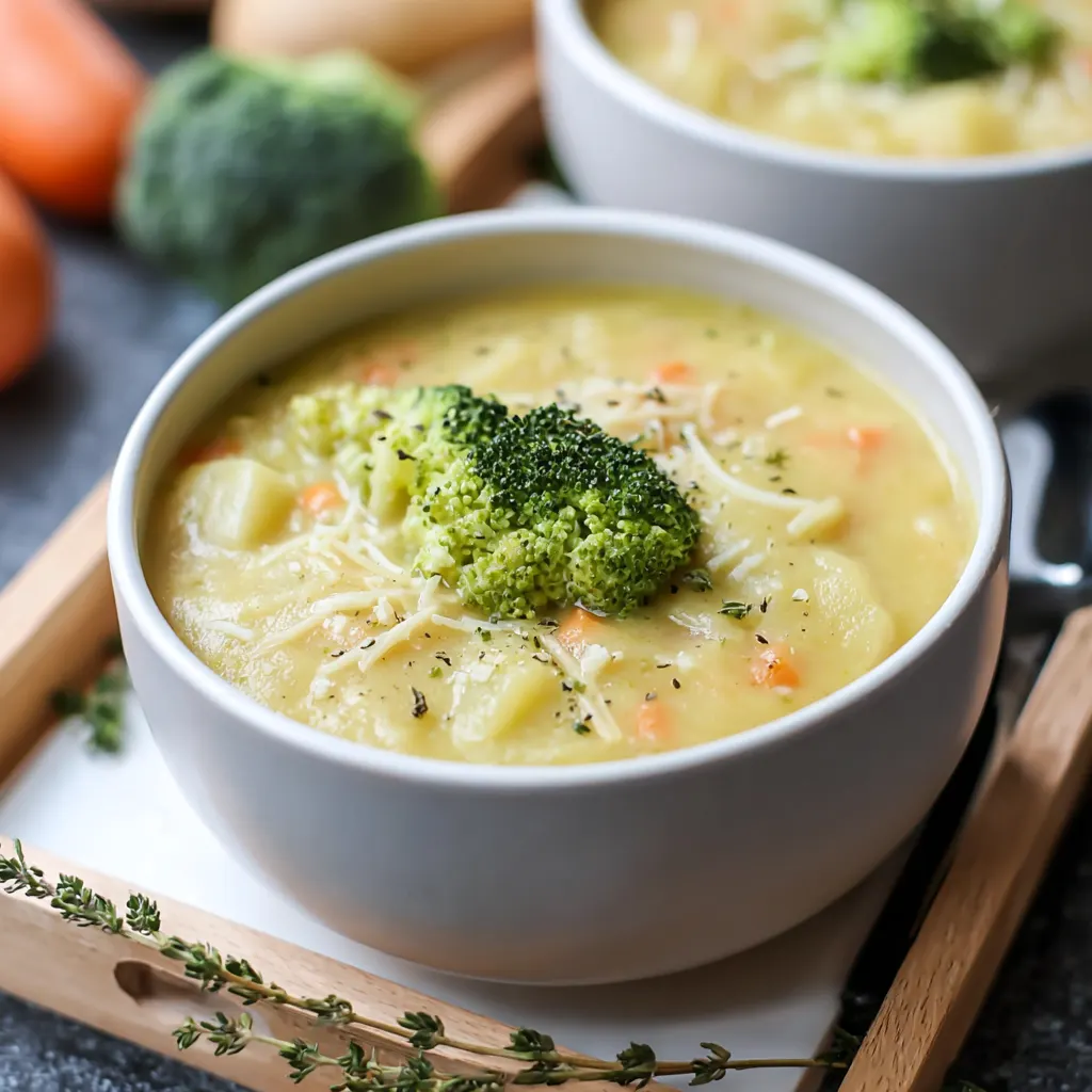 Broccoli Potato Cheese Soup