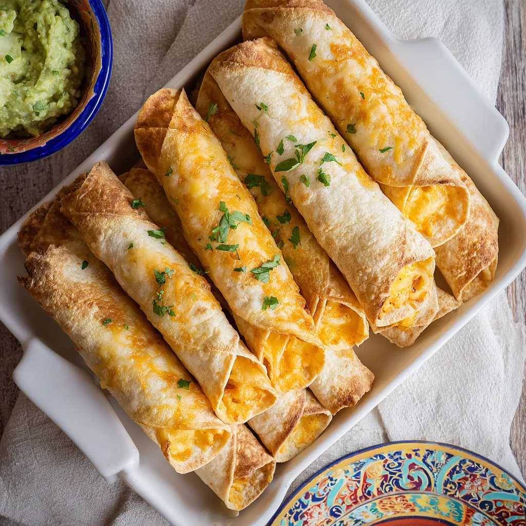Cheesy Potato Taquitos Air Fryer 