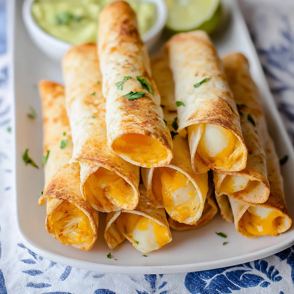 Cheesy Potato Taquitos Air Fryer 