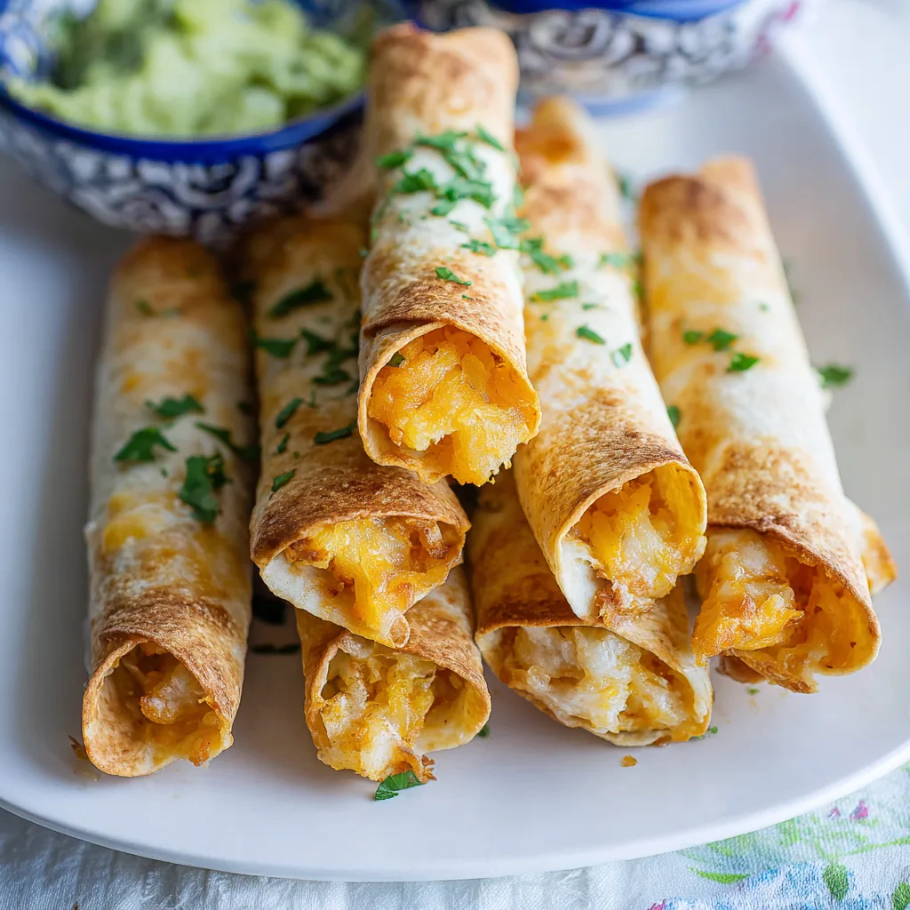 Cheesy Potato Taquitos Recipe 