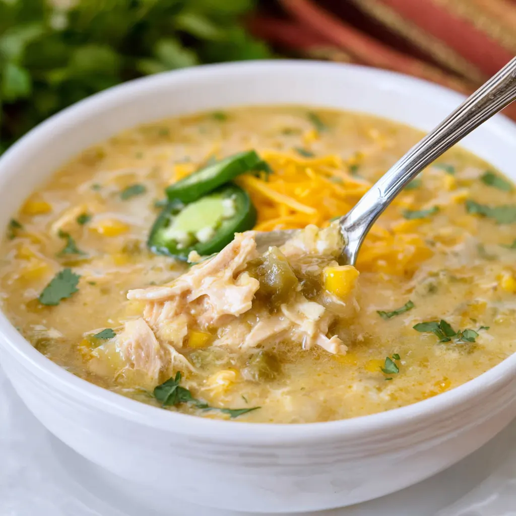 Creamy Green Chile Chicken Enchilada Soup Recipes