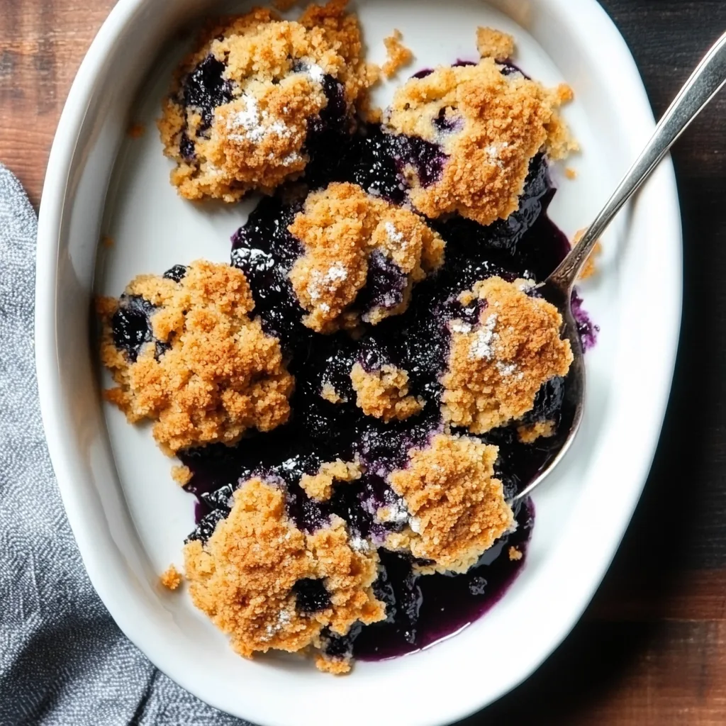 Easy Air Fryer Blueberry Crumble – Perfect Quick Treat!