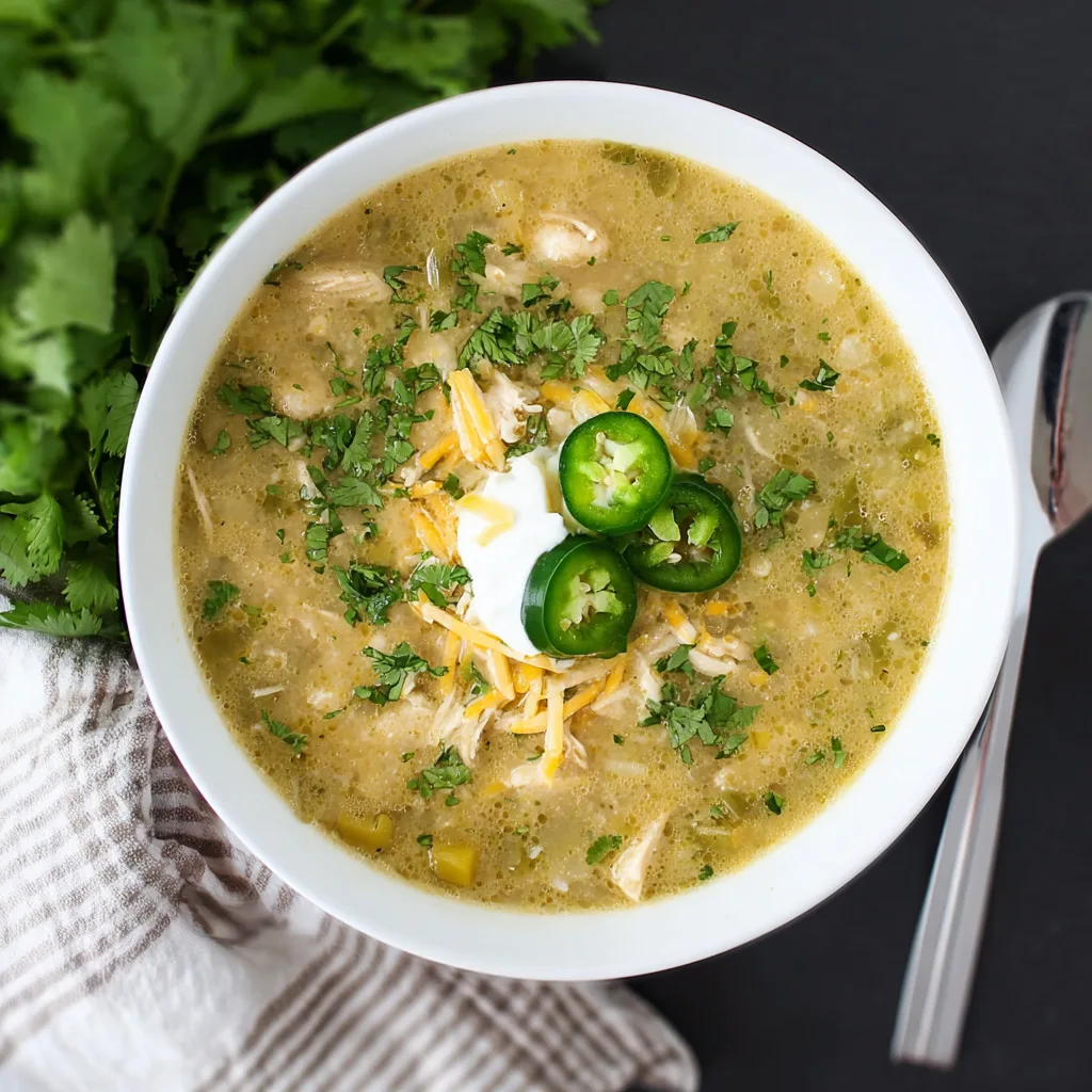 Green Chile Chicken Enchilada Soup Easy