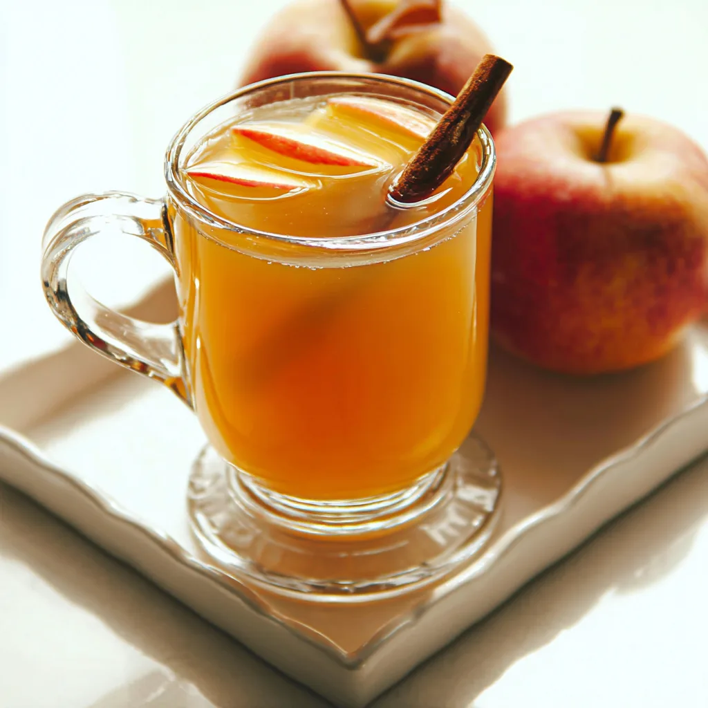 Homemade Apple Cider With Apple Juice