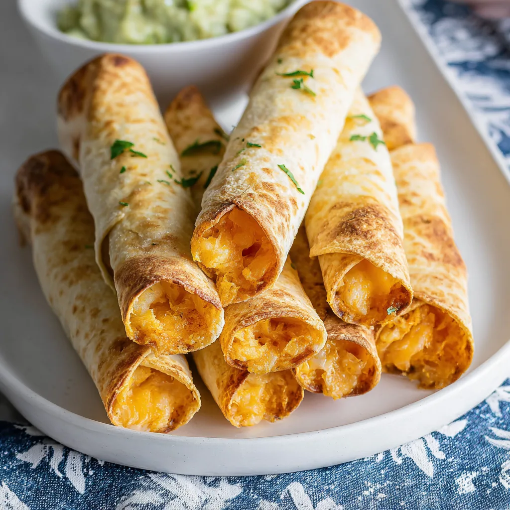 How To Make Cheesy Potato Taquitos