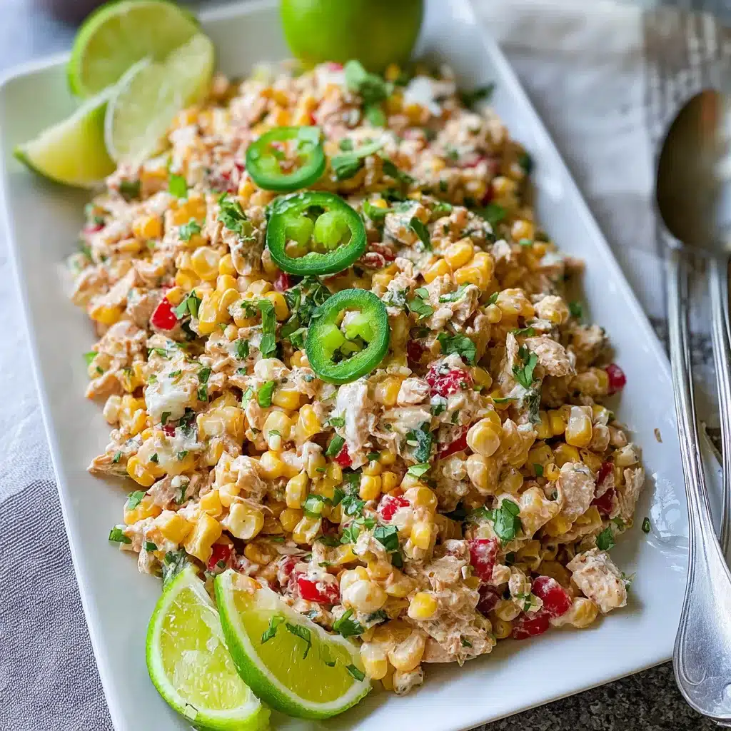 Mexican Street Corn Chicken Salad Healthy