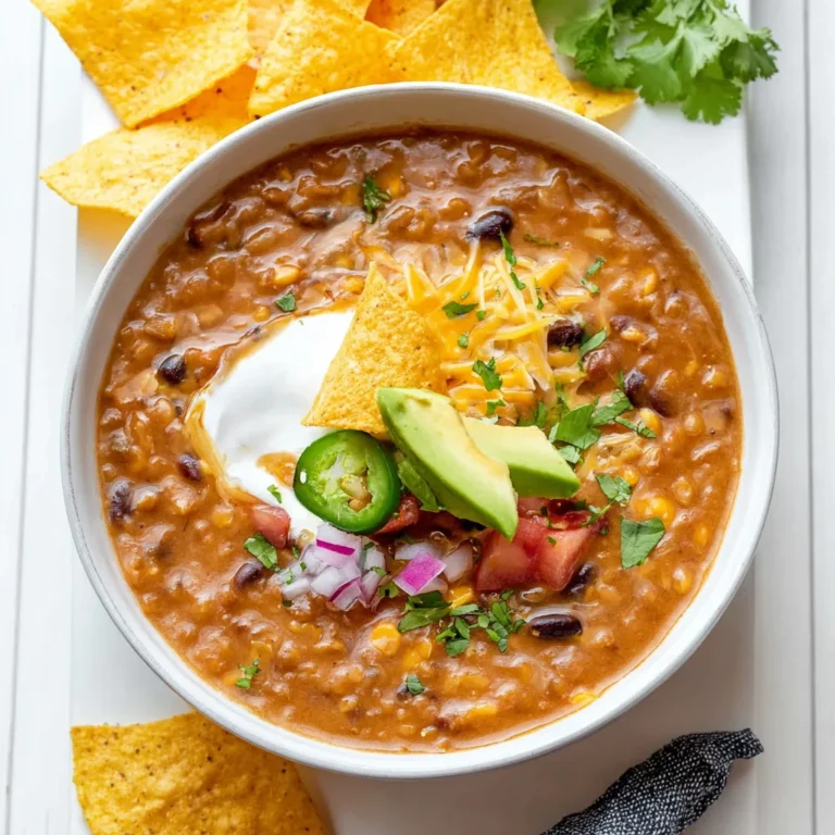 Tortilla Lentil Soup